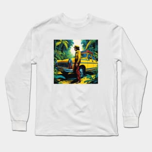 taxi in the jungle Long Sleeve T-Shirt